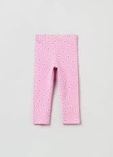 Ovs Jersey Joggers With Ditsy Floral Print